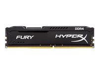 HyperX FURY - DDR4 - 32 Go: 2 x 16 Go - DIMM 288 broches - 2666 MHz / PC4-21300 - CL16 - 1.2 V - mémoire sans tampon - non ECC - noir HX426C16FBK2/32