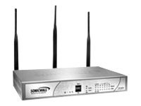 SonicWALL TZ 210 Wireless-N - Dispositif de sécurité - Ethernet, Fast Ethernet, Gigabit Ethernet - 802.11b/g/n (draft) - SonicWALL Secure Upgrade Plus Program - avec Comprehensive Gateway Security Suite (2 ans d'abonnement) 01-SSC-8823
